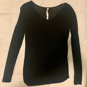 Black Lululemon Vneck Sweater